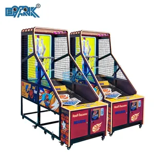 Muntautomaat Arcade Gekke Hoepel Lcd-Scherm Schieten Basketbalspel Led Kind Indoor Kinderen Basketbal Schietspel Machine