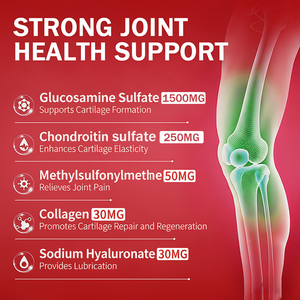 Tiras Orales Portátiles para la Salud Articular, Condroitina en Películas Orales Finas de Disolución Rápida, Apoyo para la Reparación de Articulaciones - Product Image 1