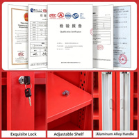 ZHENKE 2026 Casier de rangement d'urgence en acier avec étagères réglables, mobilier commercial pour usage industriel et de bureau