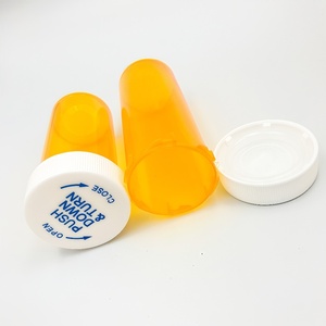 Bottiglie di pillole in plastica con tappi a prova di bambino 6 Dram 8Dr 13Dr <span class=keywords><strong>contenitori</strong></span> di <span class=keywords><strong>medicinali</strong></span> da viaggio fiale per pillole trasparenti organizer - Product Image 5