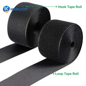 Cinta de gancho y bucle de 1 pulgada para coser, sin adhesivo, de nailon, en rollo, juego de cierres de tela para bolsos, ropa, zapatos y mochilas - Product Image 6