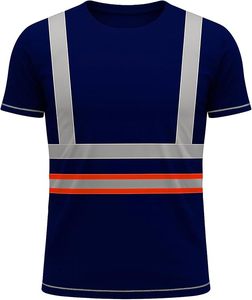 Gamme de vêtements de travail haute visibilité personnalisés de qualité supérieure, gilets de sécurité respirants, chemises de protection avec bandes réfléchissantes - Product Image 3