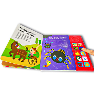 <span class=keywords><strong>Livre</strong></span> audio de jeux éducatifs personnalisés pour enfants pour enfants Tableaux de bandes dessinées <span class=keywords><strong>Livre</strong></span> sonore parlant à bouton-poussoir - Product Image 4