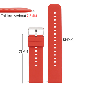 Bracelet de montre de 20mm pour Omega <span class=keywords><strong>Swatch</strong></span> Moonswatch <span class=keywords><strong>Femmes</strong></span> Hommes Bracelets de montre de remplacement en silicone souple à dégagement rapide pour le sport - Product Image 6