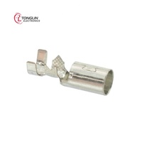 Conector Coaxial en Línea GT16-1.6-2.9SC F, Contacto Exterior para Crimpado, Recubierto de Estaño, 50 Ohmios, Contactos RF, Colgante Libre