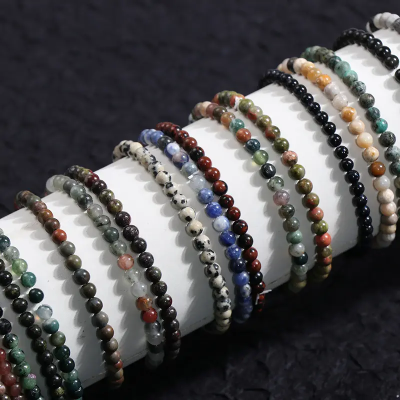 wholesale price Polished crystal bead adjustable crystal bracelet 8mm crystal bead bracelet for women