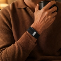 Bracelet intelligent JCVital V8 V8B V8C SDK API OEM ODM avec thermomètre intégré, analyse des tendances de température sur toute la journée, certifié CE FCC Rohs