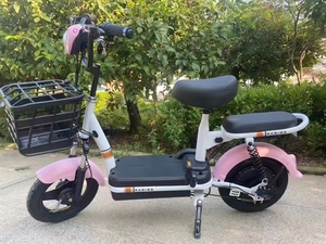 Scooter électrique <span class=keywords><strong>Kiwo</strong></span> Style Sk8 modèle X2 48V 350W 12ah batterie plomb-acide prix bon marché moteur de moyeu arrière vélo électronique - Product Image 6