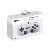 Manette de jeu filaire classique 8Bitdo SN30 Pro G pour Nintendo Switch/PC/Mac OS/Android