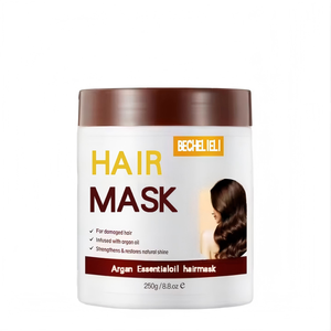 Crème Marocaine OEM 250ml Masque Capillaire Herbal Nourrissant Bio pour Cheveux Secs Volume Lisse Brillant Prévention Chute de Cheveux MOQ - Product Image 1