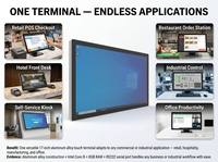 PC industriel tout-en-un à écran tactile Windows 10 Intel Core I3/i5/i7 8 Go DDR3 256 Go SSD Imprimante thermique OEM & ODM disponibles