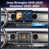 Écran radio 2DIN 11,5 pouces Lecteur DVD Snapdragon 665 pour Jeep Wrangler 2018-2022 Android 13 Écran tactile IPS Carplay sans fil