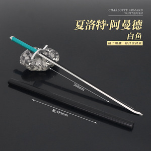 Porte-clés en alliage de 26 cm, 19 couleurs, modèle <span class=keywords><strong>d</strong></span>'<span class=keywords><strong>épée</strong></span>, pour les fans de l'anime Monkey <span class=keywords><strong>D</strong></span>. Luffy Roronoa Zoro, en cadeau - Product Image 4