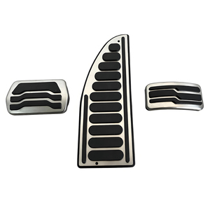 Kit de 3 accessoires de voiture pour Ford <span class=keywords><strong>Concept</strong></span>, pédale automatique, Focus 2005-2023, accélérateur, frein, repose-pieds, côté conducteur - Product Image 2