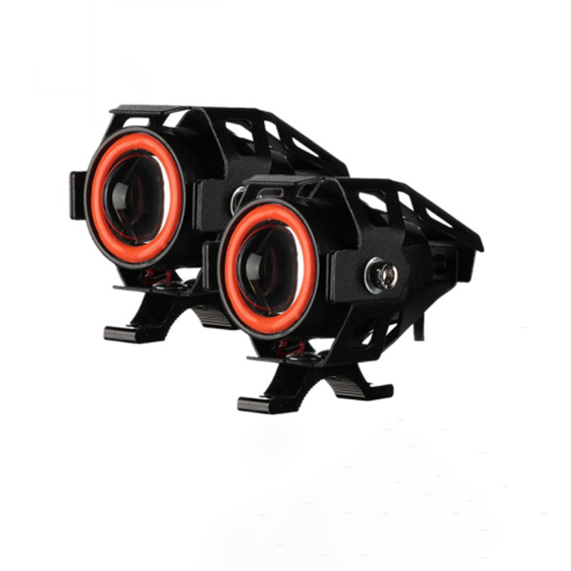 Ангел глаз U7 мини головной свет Прожектор вспомогательное освещение объектив мотоцикл светодиодная фара для мотоцикла