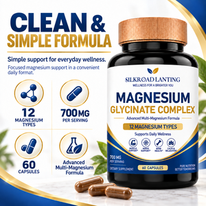 Formule avancée multi-magnésium, 12 types de glycinate de magnésium pour une absorption rapide et la santé osseuse - Product Image 5