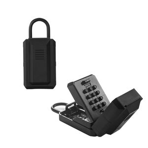 Boîte de serrure à clé noire étanche avec combinaison modifiable pour une utilisation en extérieur Boîte de serrure à clé immobilière avec code réglable - Product Image 6