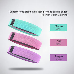 Bandes de résistance de haute qualité pour le fitness, bandes de résistance en tissu, bande de résistance pour les hanches - Product Image 5