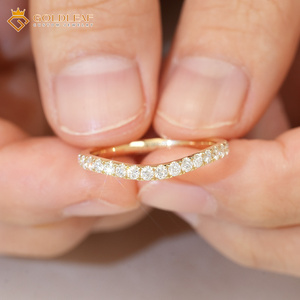 Goldleafgem Fine Custom 1CT 2CT 3CT Cut Lab Grown Diamond 10k 14k 18k IGI Certified Engagement Wedding Anniversary Party <b>Ring</b> - Product Image 6