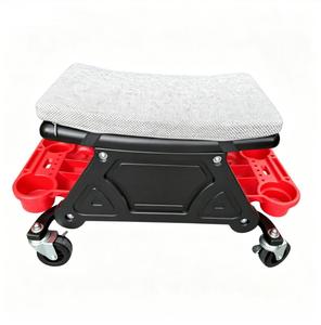 Heavy Duty Roller <strong>Mechanics</strong> Seat Garage Creeper Seat and Brake <strong>Stool</strong> with 4-in. Rubber Swivel Casters - Product Image 2