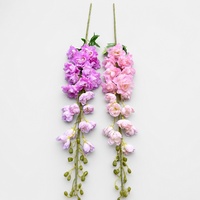 Premium Delphinium Kunstbloemen Realistische Lange Steel Tafeldecoraties Bruiloft Bloemstukken