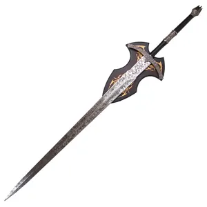 नई संस्करण मूवी प्रोप मॉडल Nazgul द लॉर्ड ऑफ़ द रिंग्स Ringwraith तलवार डार्क नाइट 134cm/137cm