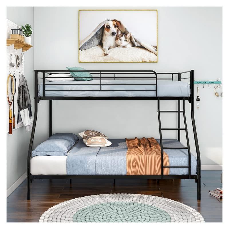 Durable Adjustable Bunk Bed Frame for Adults Modern Design