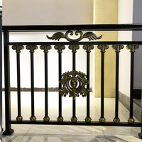 Balustrade et main courante d'extérieur en aluminium de conception moderne pour le balcon d'escalier de plate-forme pour des villas-fabriqué en Chine