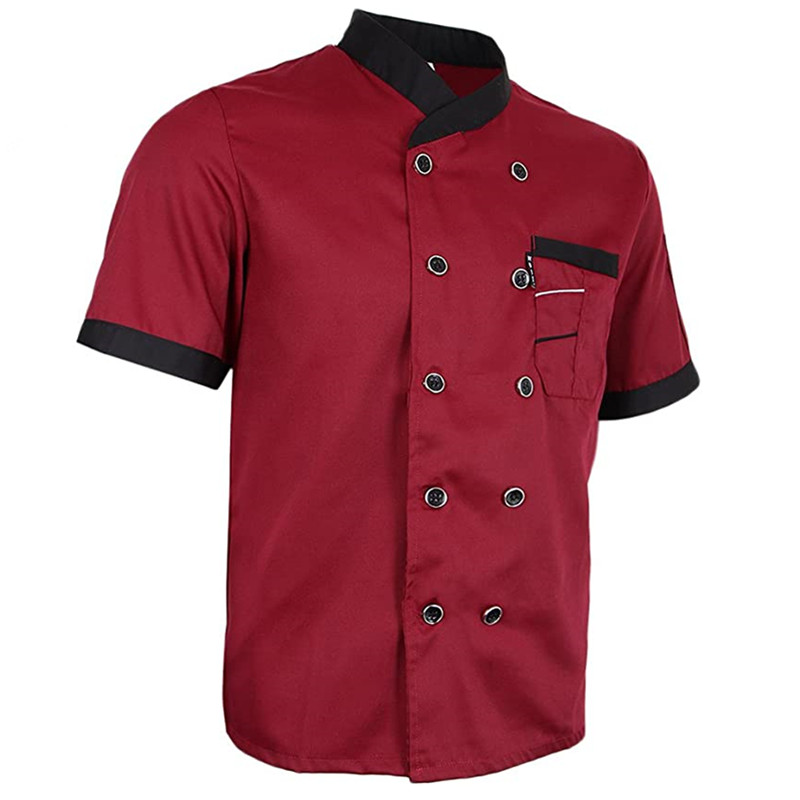 Wholesale Unisex Sleeve Chef Jacket with Chef Uniform for Restaurant
