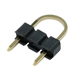 2.54mm 2排5.08mm 1*2P 母头电源排针 PH 2.54mm H2.5mm 双公头直角U型侧插连接器 - Product Image 1