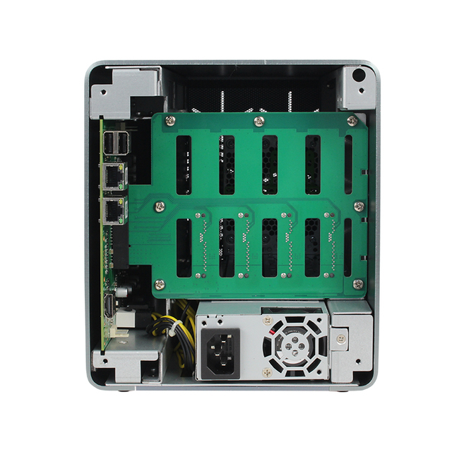 Complete Nas Home Use Network Attached Storage Server Case With J1900 Motherboard 1u 150w Flex Psu and 16g Ssd