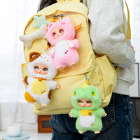 Porte-clés en peluche personnalisé en vinyle, pendentif mignon en peluche animé, jouet en peluche pour sac à dos ou sac bandoulière