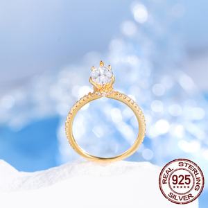 <span class=keywords><strong>Bague</strong></span> <span class=keywords><strong>de</strong></span> <span class=keywords><strong>fiançailles</strong></span> minimaliste tendance, bijoux fins, <span class=keywords><strong>argent</strong></span> sterling S925, magnifiques bagues <span class=keywords><strong>de</strong></span> mariage <span class=keywords><strong>en</strong></span> zircone cubique pour femmes - Product Image 5