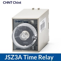 Relay Waktu Chint JSZ3A-B Tunda Saat Daya Hidup, Pemasangan di Rel, Grosir, Tanpa Kontak Beban