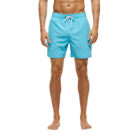 Celana Pendek Pria Anti Air Anti Bakteri Sporty Custom Drawstring High Waist - Celana Renang Cepat Kering Bahan Spandex/Katun