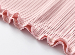 Nuevas camisetas de primavera para niñas, <span class=keywords><strong>camisas</strong></span> con lazo de encaje de manga larga blanca y rosa para niños, ropa informal de estilo sólido para niños pequeños con regalos - Product Image 5