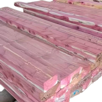 Vente en gros de planches de bois massif en cyprès rouge, grain de bois clair, résistantes à la corrosion, avec 15 % d'humidité, pour cigares longs