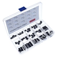 Kit de circuits intégrés IC DIP de marque originale MM-1255, boîte de 75 composants électroniques LM358 LM386 ULN2003 LM324 NE555 MC34063