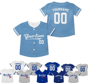 Tontons Usine Personnalisé Haute Qualité Hommes Baseball Softball Maillot En Gros Club Uniformes Bouton Softball Porter Broderie - Product Image 1