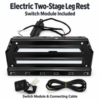 Mécanisme de repose-pieds télescopique électrique à deux étages HW-FR2 12V en acier avec interrupteur et module