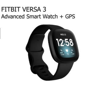 Montre connectée EDS <span class=keywords><strong>Google</strong></span> Versa3 AMOLED en silicone avec suivi de la fréquence cardiaque, du sommeil, du nombre de pas et de détection d'exercices - Product Image 4