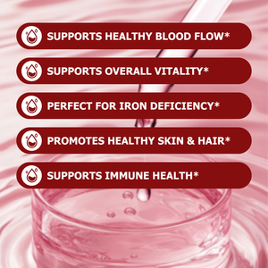 High Potency <b>6</b>-In-1 Organic <b>Iron</b> Liquid Drops Non GMO <b>Iron</b> Supplement Boost Muscle Function Alleviate Fatigue 30ml Liquid Drops - Product Image 3