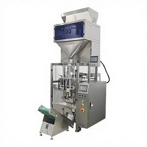 Máquina Envasadora y Pesadora Lineal Automática de Cuatro Cabezales con Sellado Trasero para Línea de Película Plástica para Alimentos, Snacks, Frutos Secos, Gránulos y Productos Químicos - Product Image 1