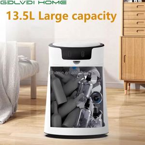 Fournisseur chinois Lvdi Poubelle intelligente Capteur intelligent Poubelle Cuisine Salle de bain Intérieur Type d'induction Poubelles intelligentes - Product Image 6