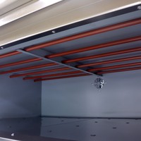 Four de boulangerie commercial à infrarouge lointain, 1 pont, 2 plateaux, avec contrôle automatique de la température et éclairage de la chambre de cuisson