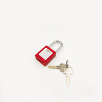 Security Nylon Body Lockout Safety Padlock with Master Key High Security Padlock