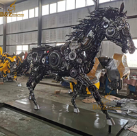 Offre Spéciale personnaliser extérieur/intérieur VR boutique décoration moderne en métal artisanat Robot Statue grandeur nature en acier inoxydable Robot Sculpture