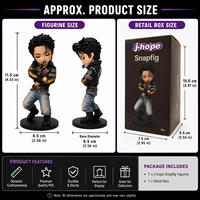 Figurine de collection mini idol la plus vendue Star Stage avec base, boîte de vente au détail, article de fan mode sculpté, cadeau pour les fans