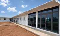 Maison conteneur préfabriquée pour bureau de chantier et logement des travailleurs, bâtiment modulaire préfabriqué VICDOWEX
