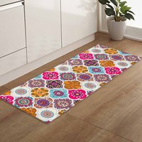 Custom Kitchen Rug Mats Made of 100% Polyester 2 Pieces Soft Kitchen Mat Specialized in Anti Slippery and Machine Washable